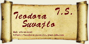 Teodora Šuvajlo vizit kartica
